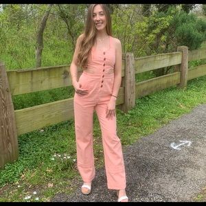 🌺 Kendall & Kylie Orange Soda Jumpsuit🌺